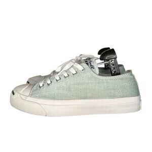 Converse x Jack Purcell Round Toe Sneakers M7 W8.5 Green White